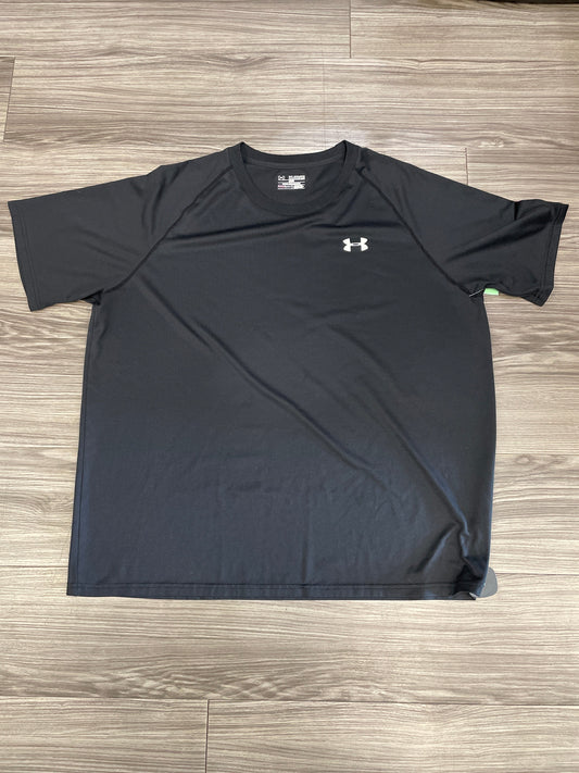 Black Top Short Sleeve Under Armour, Size 2x