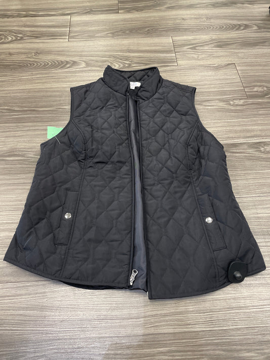 Black Vest Puffer & Quilted Croft And Barrow, Size L