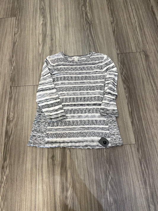 Striped Pattern Sweater Christopher And Banks, Size L