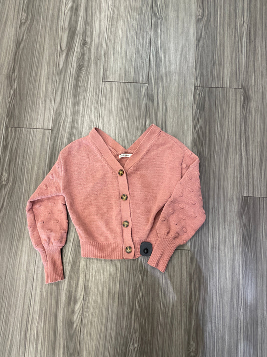 Pink Cardigan Clothes Mentor, Size M