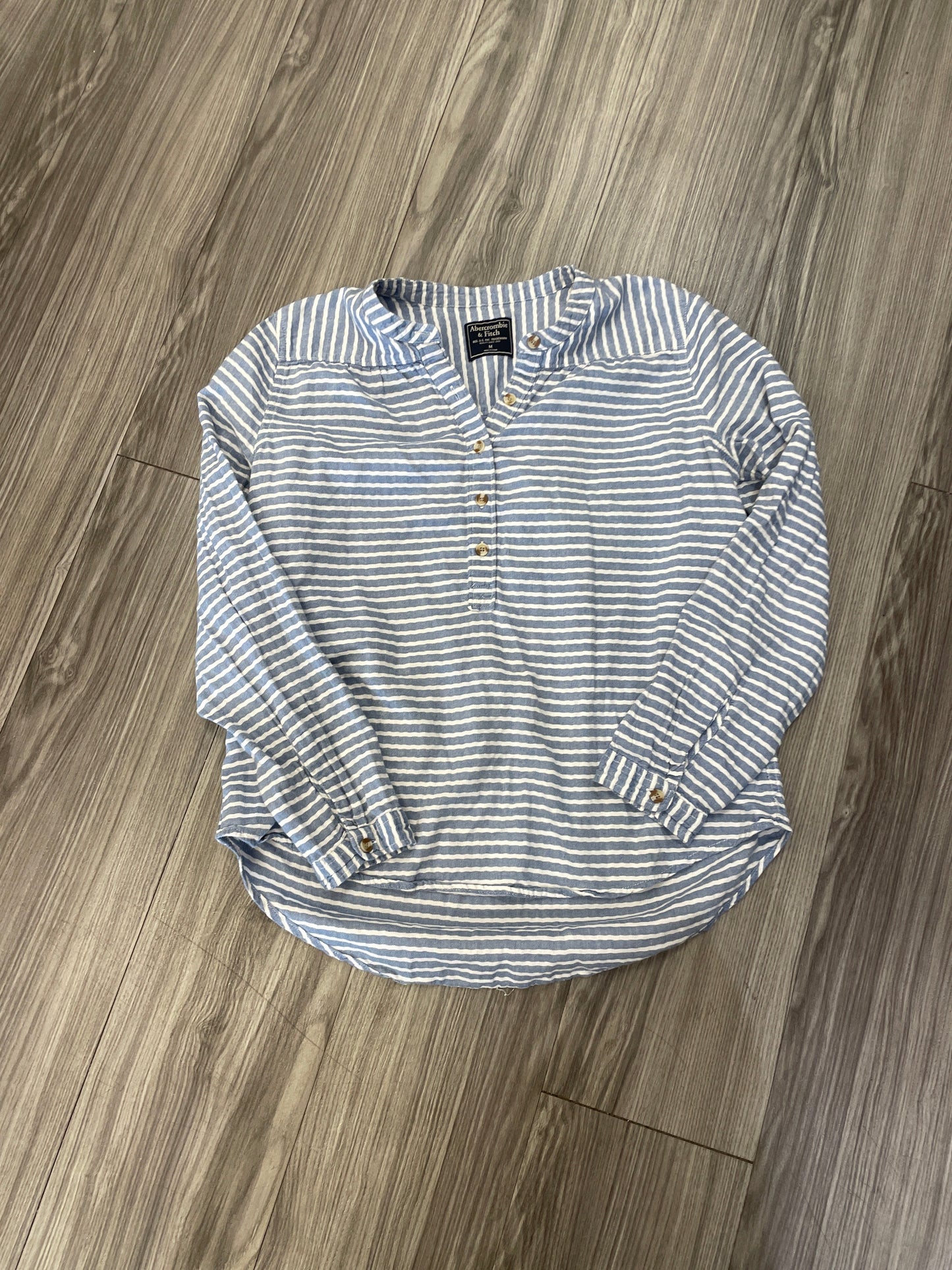Striped Pattern Top Long Sleeve Abercrombie And Fitch, Size M