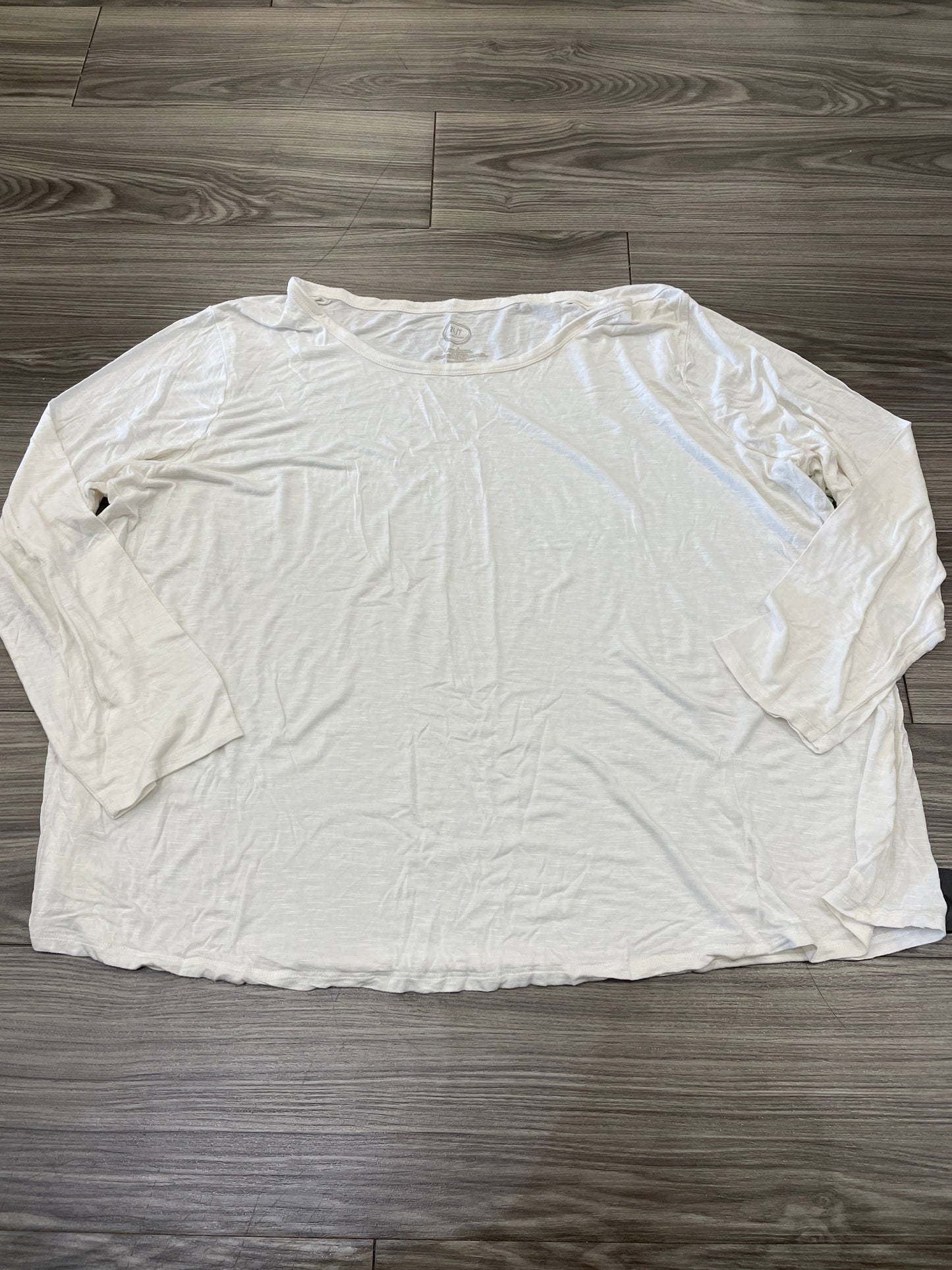 White Top Long Sleeve Maurices, Size 3x