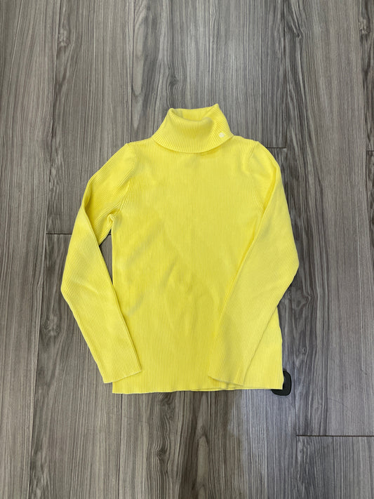 Yellow Sweater Lauren By Ralph Lauren, Size L