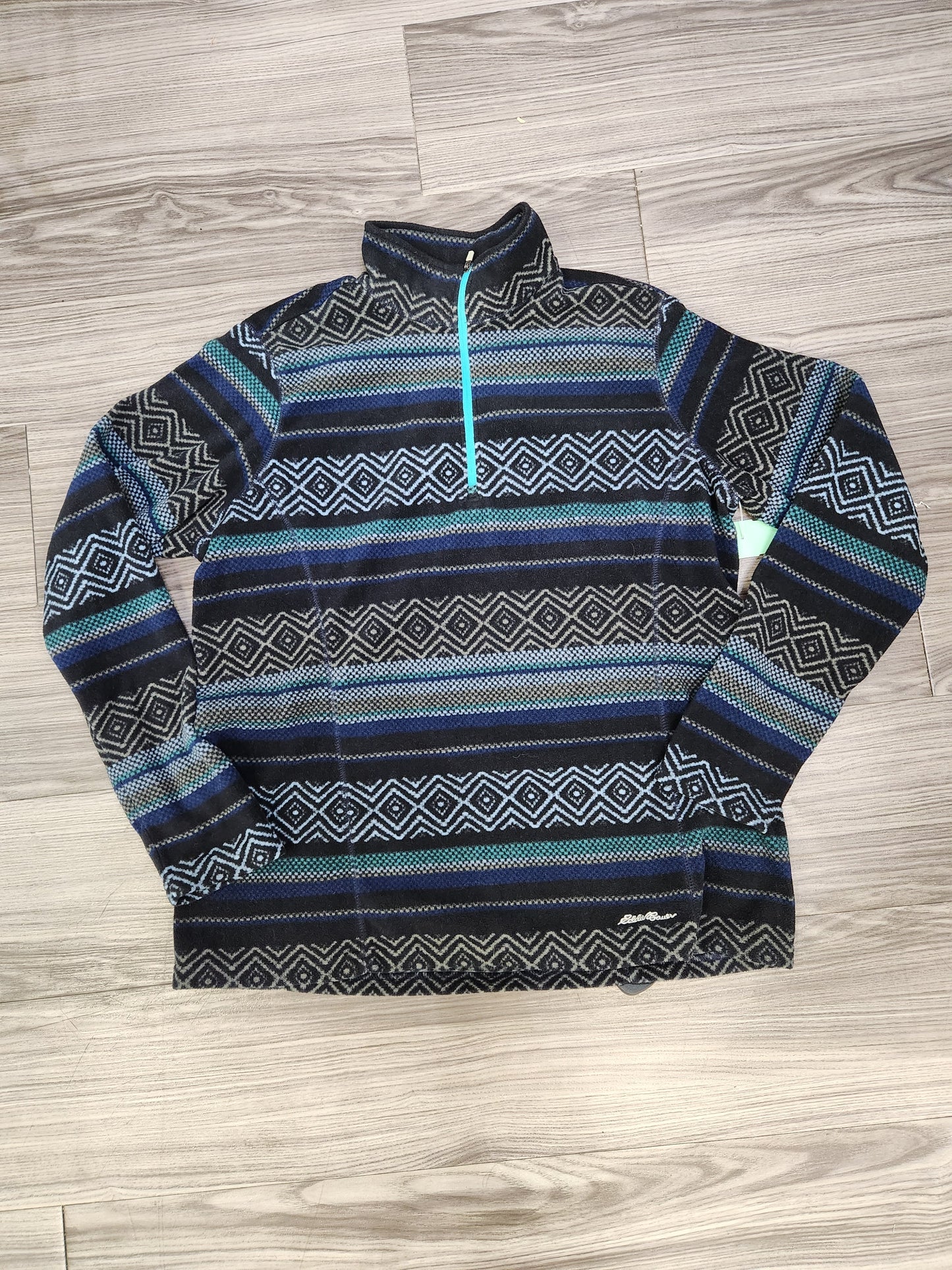 Top Long Sleeve By Eddie Bauer In Multi-colored, Size: L