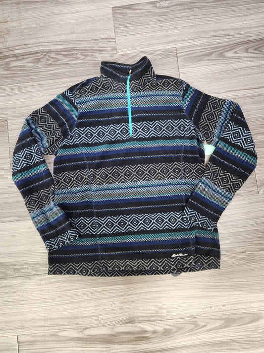 Top Long Sleeve By Eddie Bauer In Multi-colored, Size: L