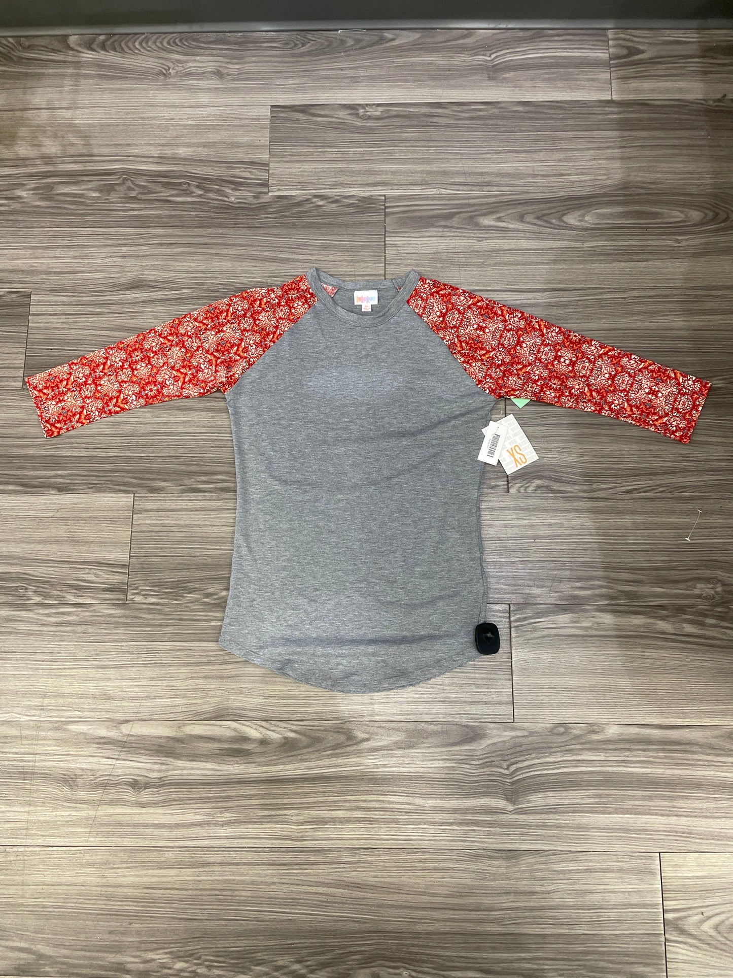 Top Long Sleeve By Lularoe In Grey, Size: Xs