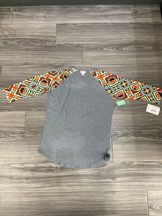 Top Long Sleeve By Lularoe In Grey, Size: M