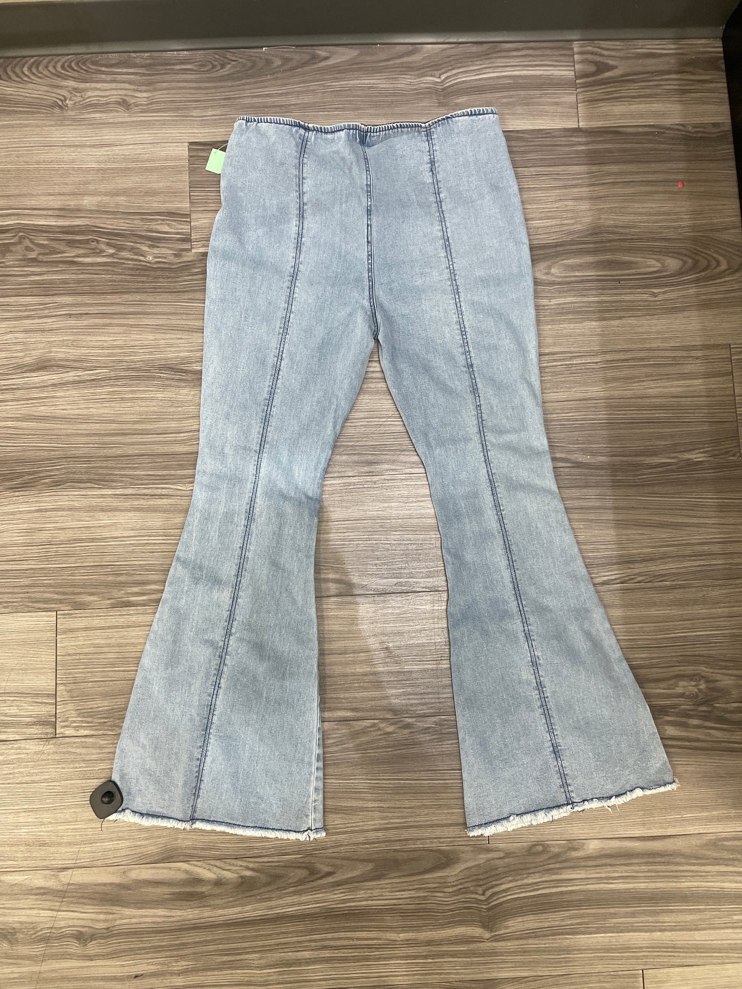 Jeans Flared By No Boundaries In Blue, Size: 2x