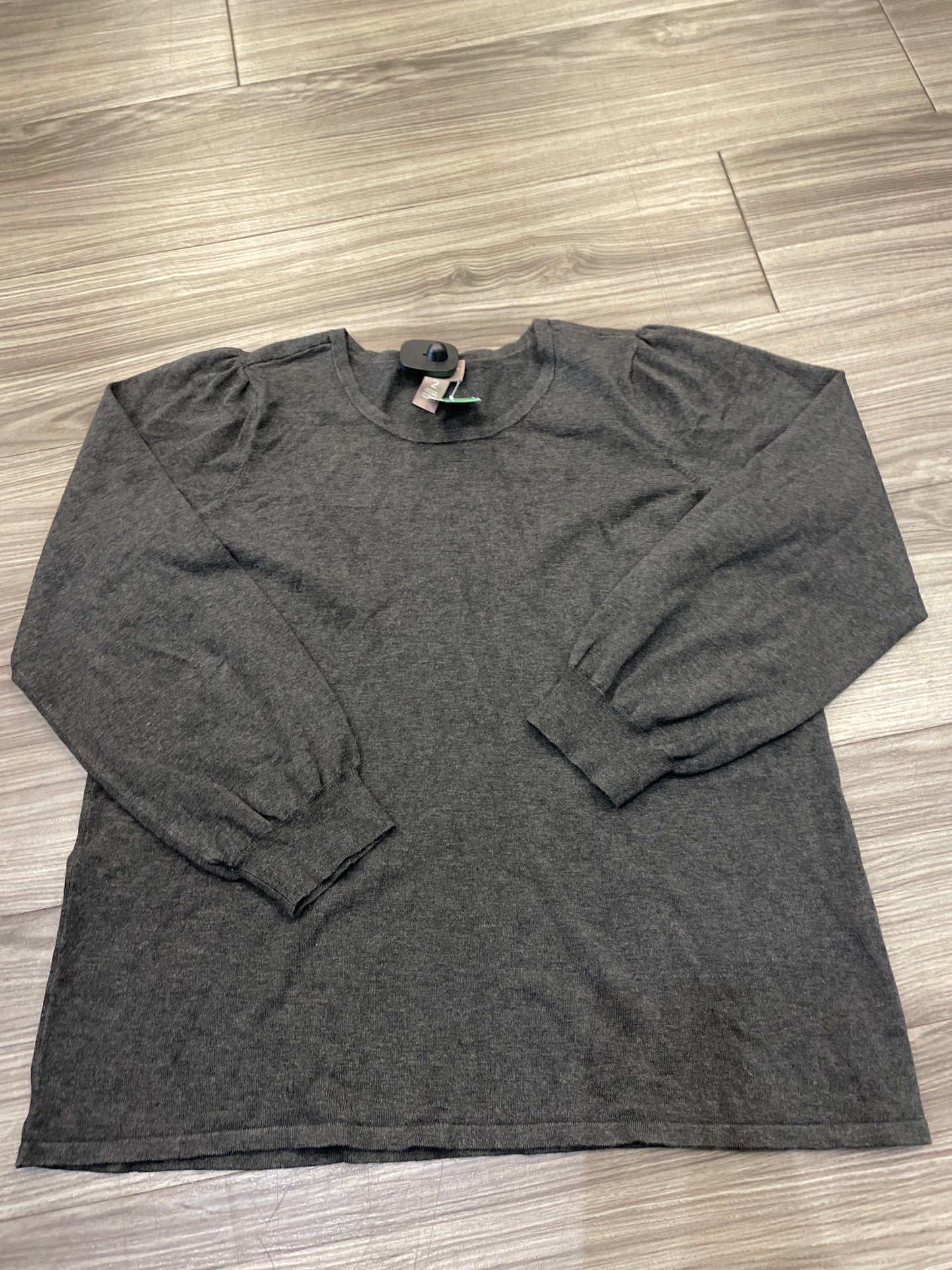 Sweater By Chicos In Grey, Size: L