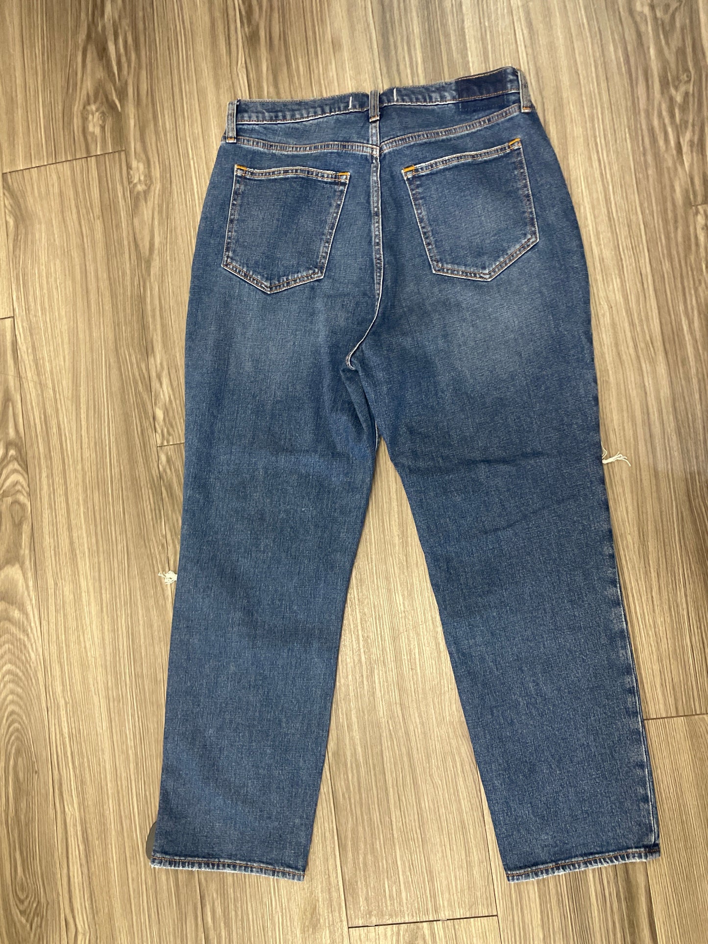 Jeans Straight By Abercrombie And Fitch In Blue, Size: 12