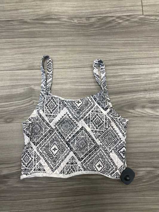 Tank Top By Aeropostale In Black & White, Size: M