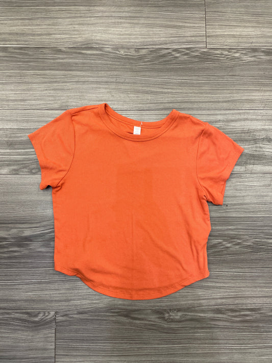 Top Short Sleeve By Old Navy In Orange, Size: L