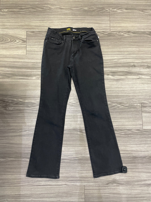 Jeans Boot Cut By Lee In Black, Size: 10