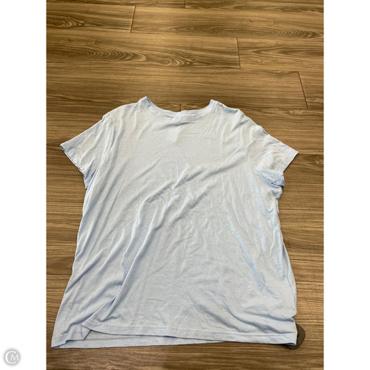 Top Short Sleeve Basic By A New Day In Blue, Size: Xl