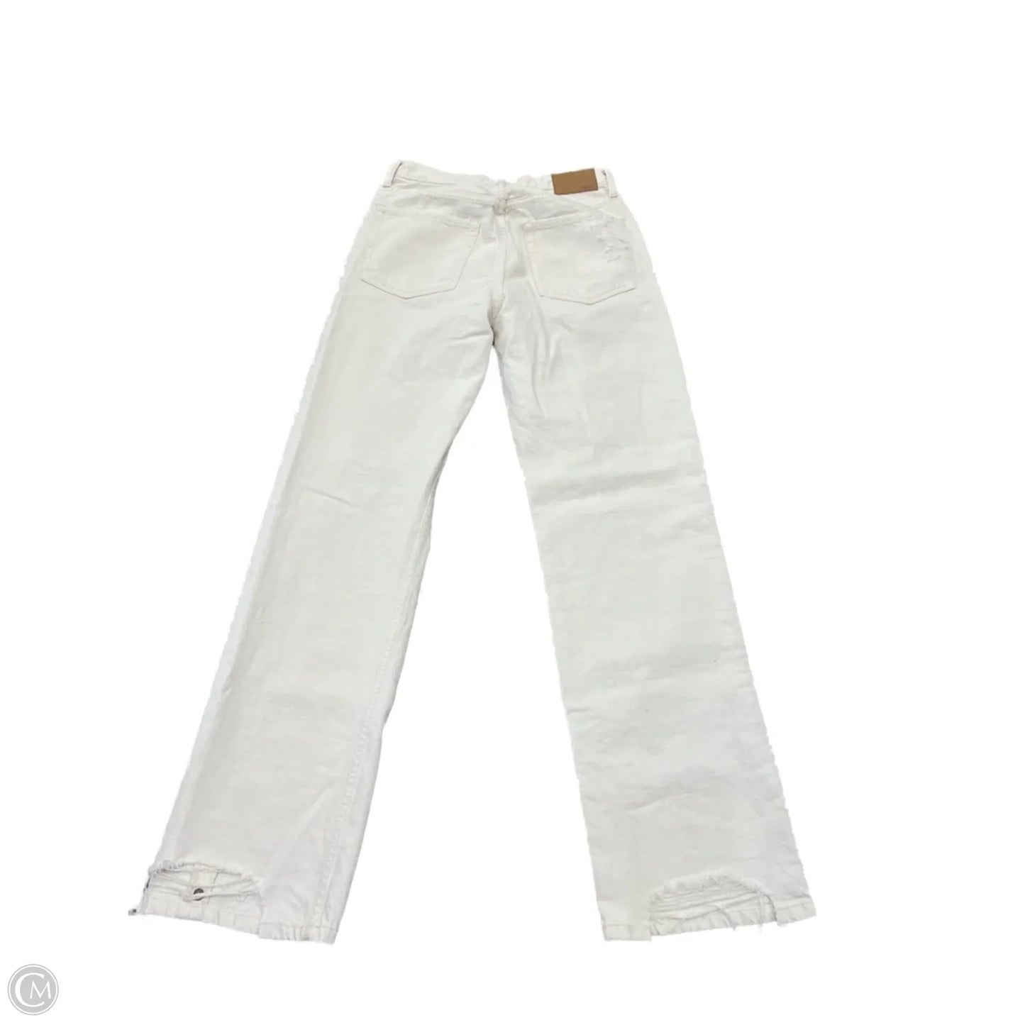 Jeans Wide Leg By Aeropostale In Cream, Size: 4