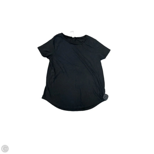 Top Short Sleeve Basic By Alternative In Black, Size: M