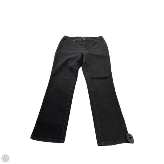 Jeans Straight By Charter Club In Black, Size: 6