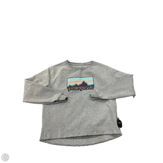 Sweatshirt Crewneck By Patagonia In Grey, Size: S