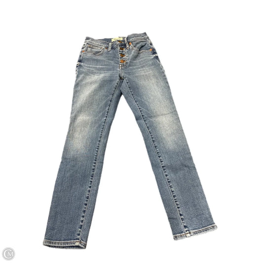 Jeans Skinny By Madewell In Blue, Size: 2