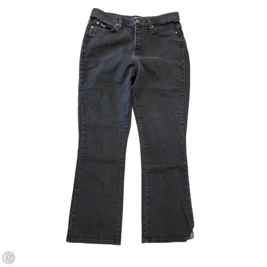 Jeans Boot Cut By Lee In Black, Size: 12