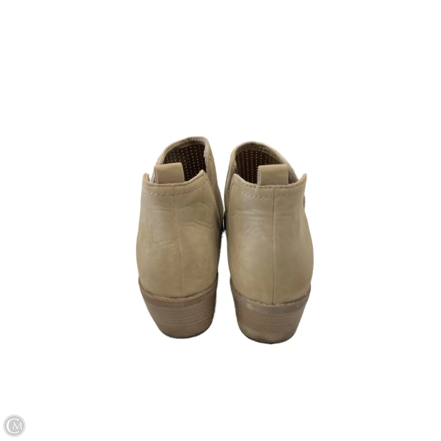 Boots Ankle Heels By Time And Tru In Tan, Size: 11