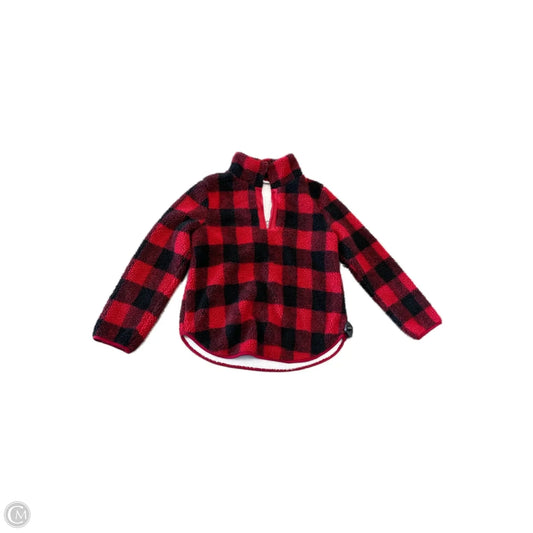 Jacket Faux Fur & Sherpa By Clothes Mentor In Plaid Pattern, Size: M