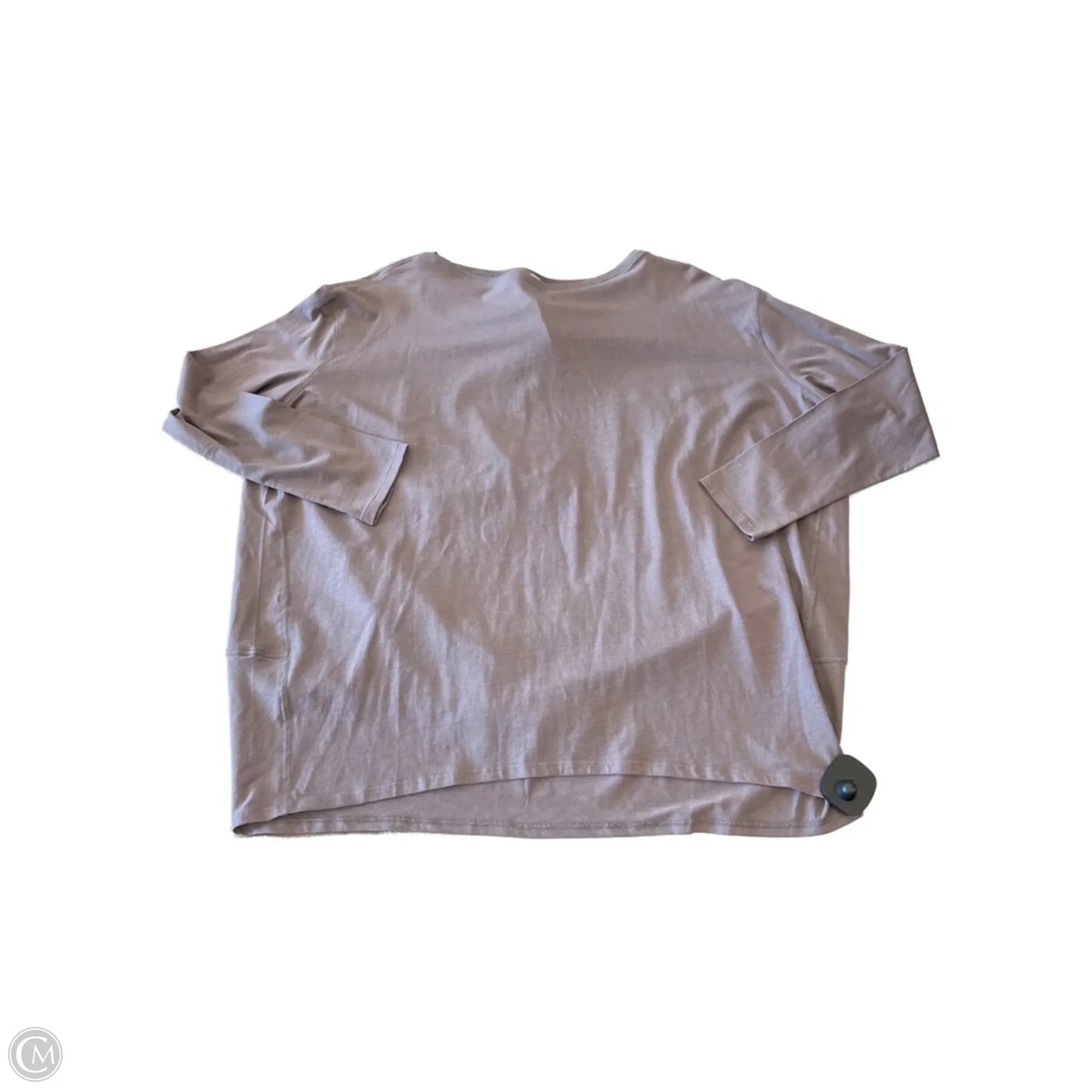 Athletic Top Long Sleeve Crewneck By Lululemon In Brown, Size: 8