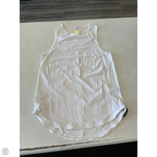 Athletic Tank Top By Lululemon In White, Size: 4