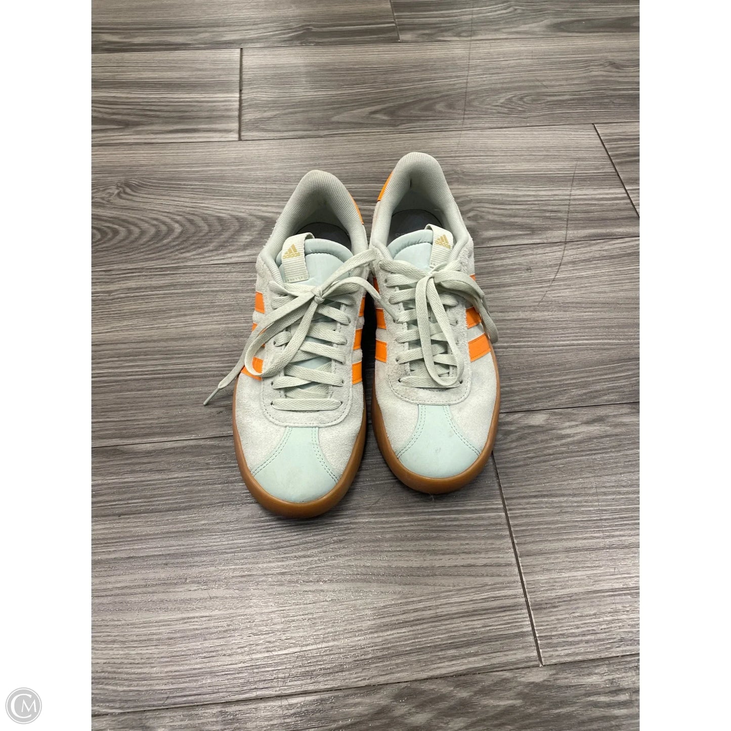 Shoes Sneakers By Adidas In Teal, Size: 9