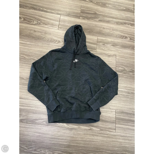 Athletic Sweatshirt Hoodie By Nike In Black, Size: S