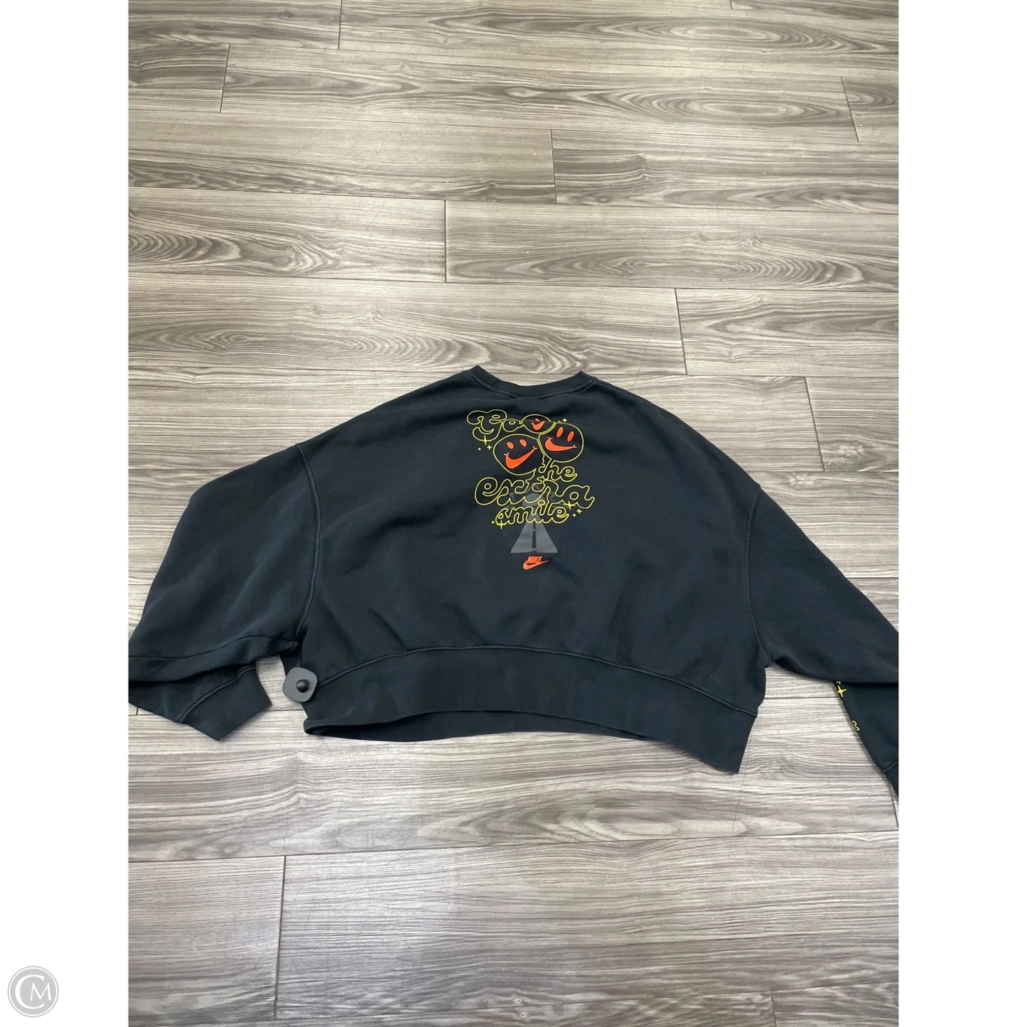 Athletic Sweatshirt Crewneck By Nike In Black, Size: L