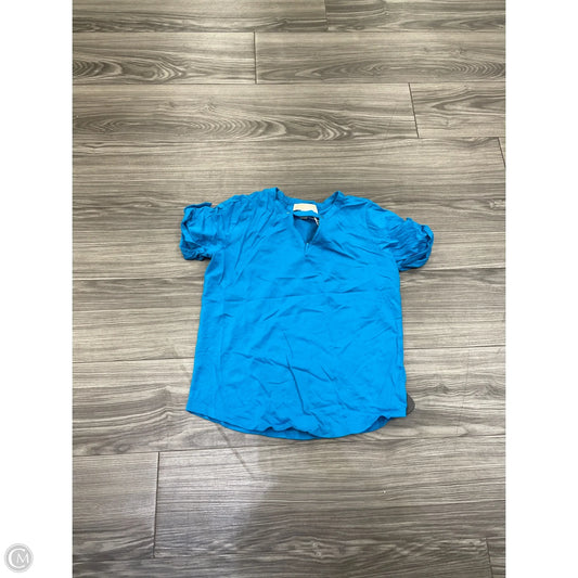 Top Short Sleeve Basic By Michael By Michael Kors In Blue, Size: S