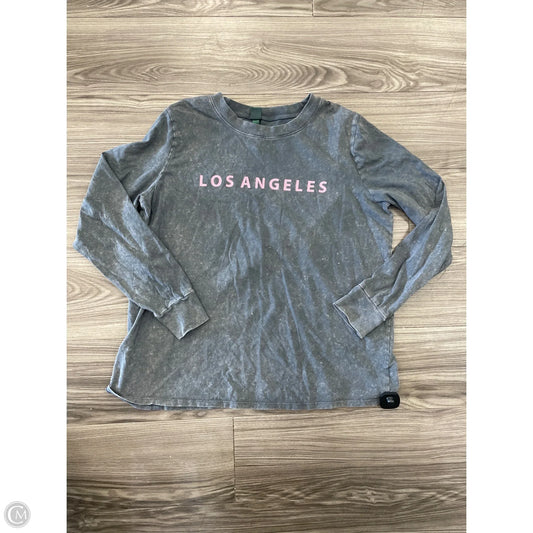 Top Long Sleeve Basic By Wild Fable In Grey, Size: Xxl