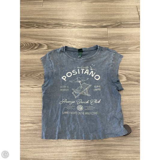 Top Short Sleeve Basic By Wild Fable In Blue, Size: M