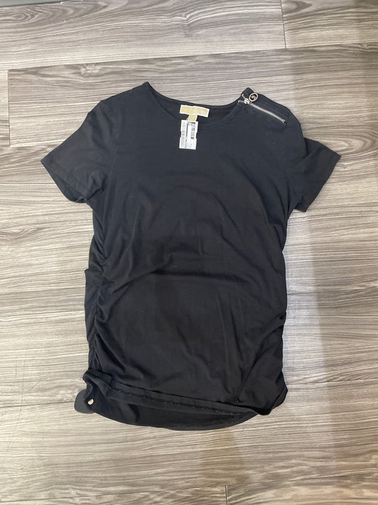 Top Short Sleeve By Michael Kors In Black, Size: Xl