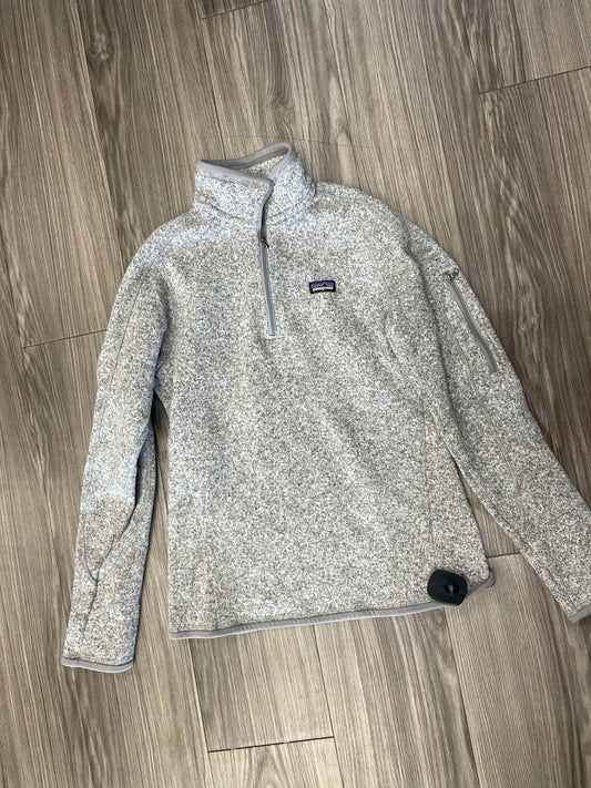 Jacket Fleece By Patagonia In Grey, Size: S