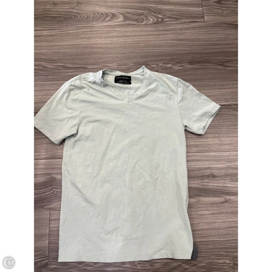 Top Short Sleeve By Zara In Blue, Size: L