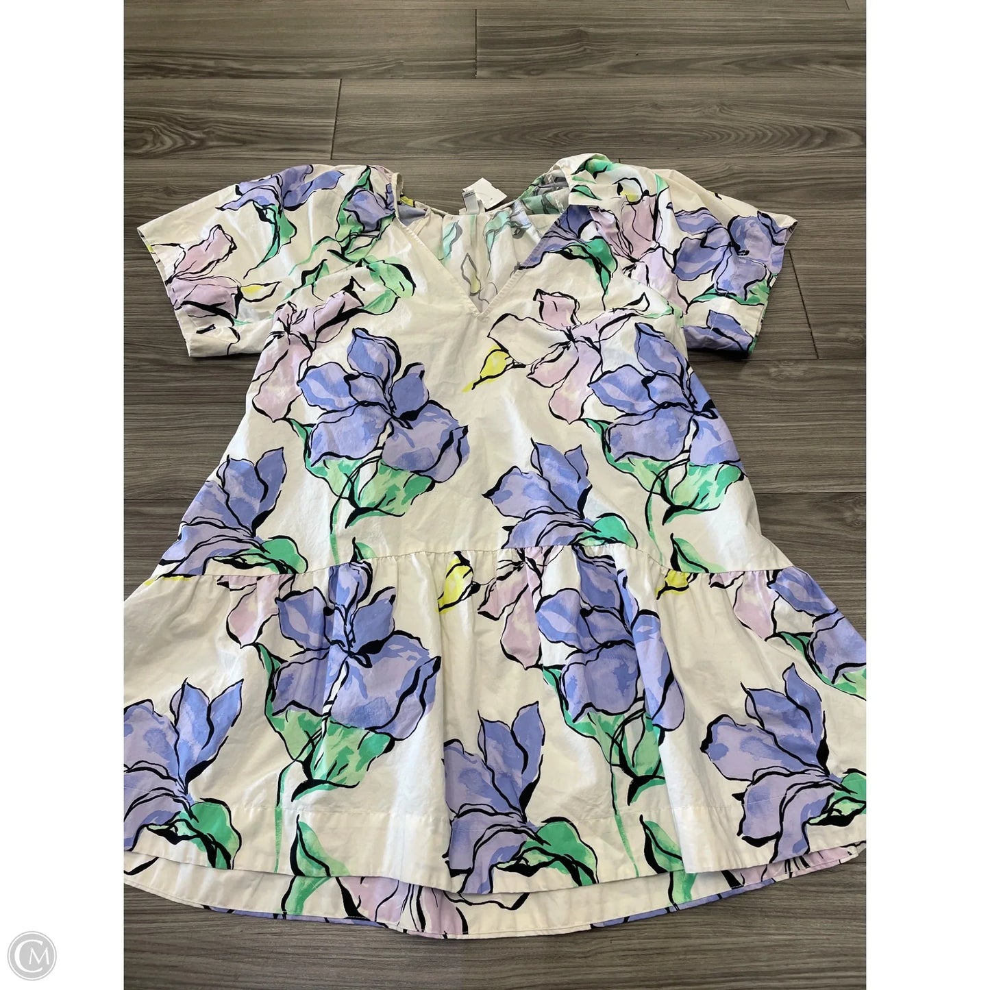 Dress Casual Midi By A New Day In Floral Print, Size: L