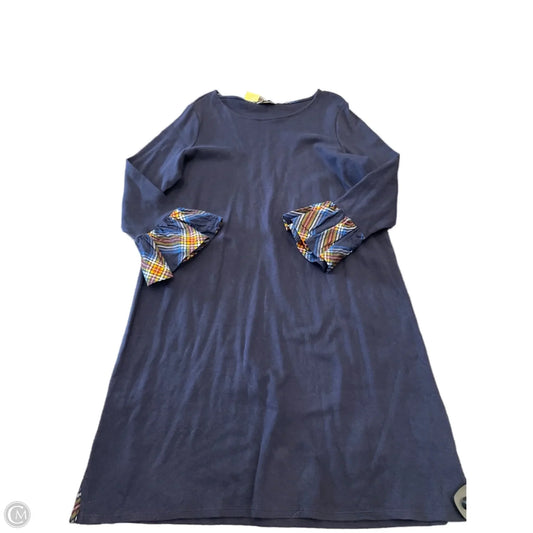 Dress Casual Midi By Crown And Ivy In Blue, Size: L