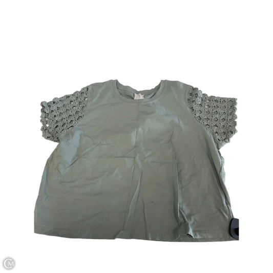 Top Short Sleeve By Joie In Green, Size: M