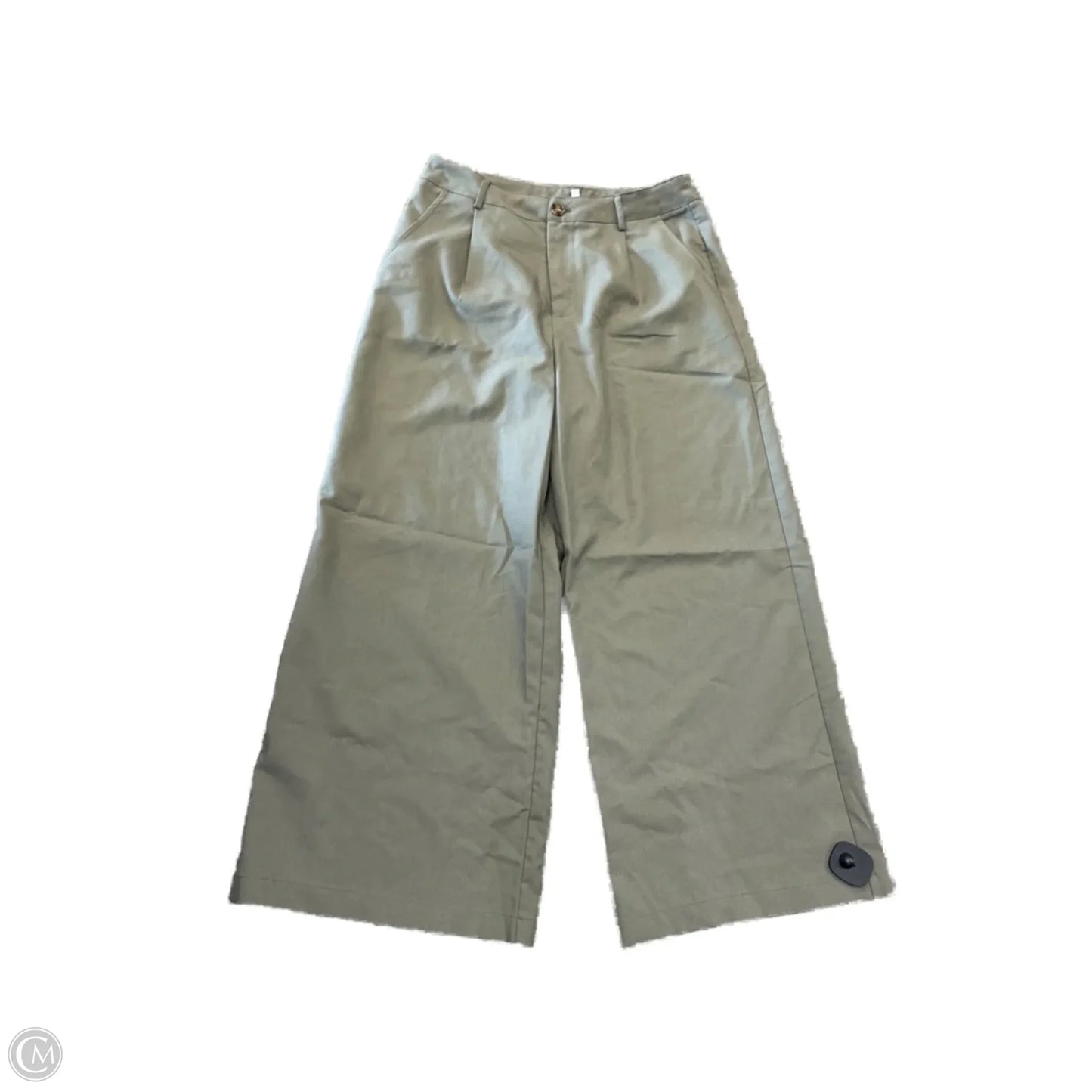 Pants Wide Leg By Blue Rain In Green, Size: L