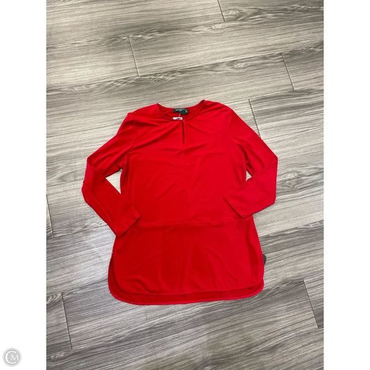 Top Long Sleeve By Ralph Lauren In Red, Size: L