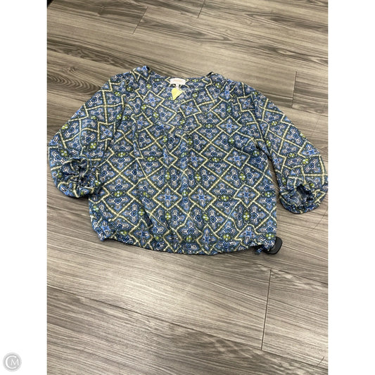 Top Long Sleeve By Laundry In Multi-colored, Size: Xl