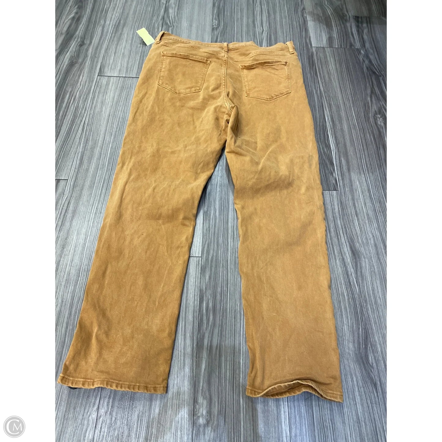 Jeans Straight By Ana In Brown, Size: 18