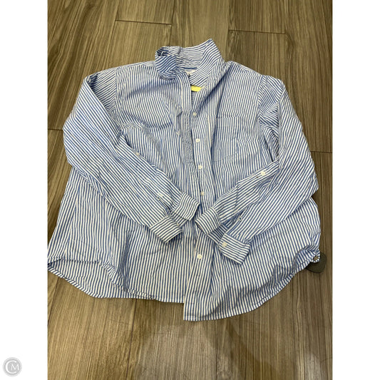 Top Long Sleeve By Croft And Barrow In Striped Pattern, Size: 2x