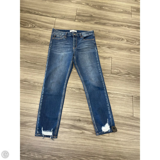 Jeans Wide Leg By Kancan In Blue, Size: 10