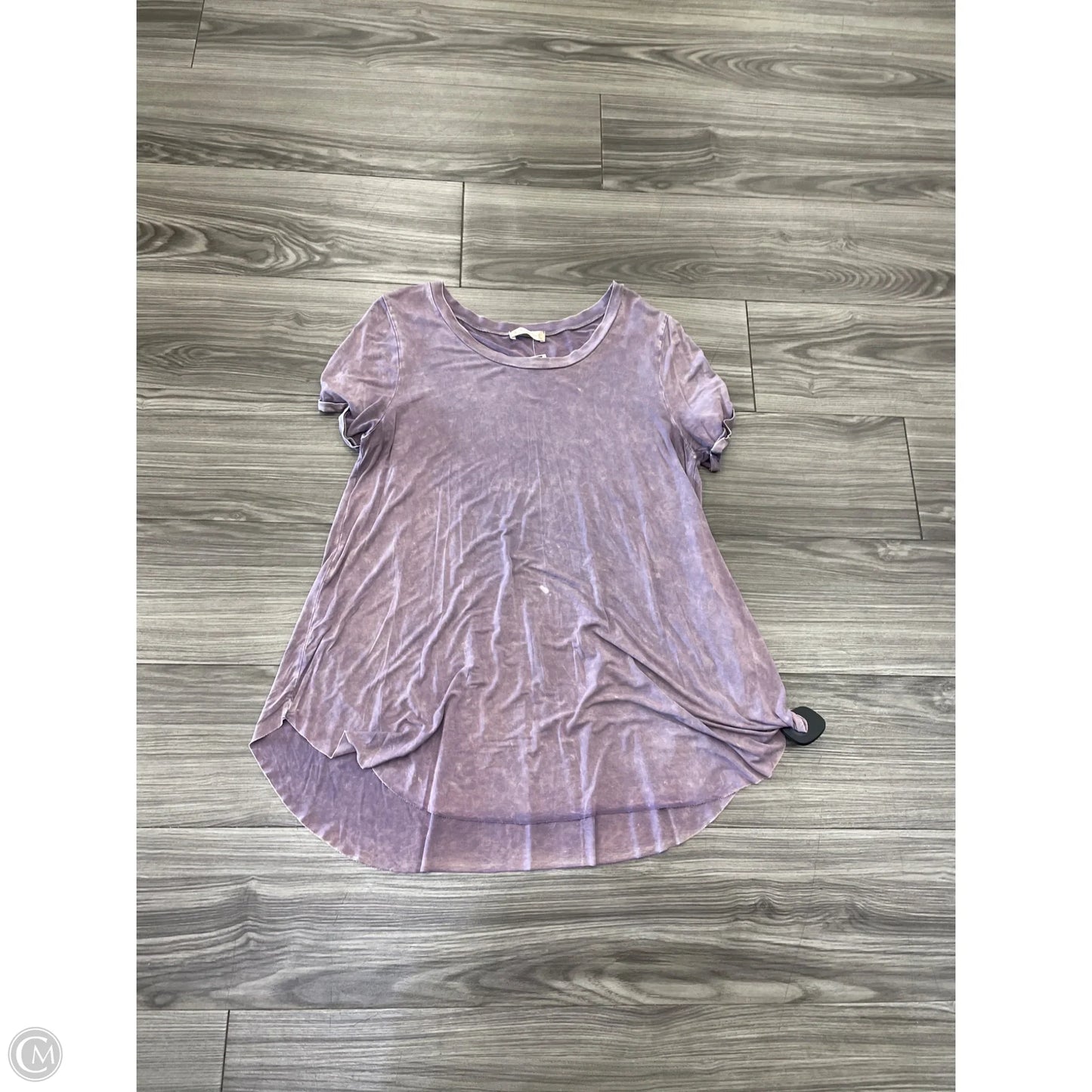 Top Short Sleeve By Altard State In Purple, Size: M