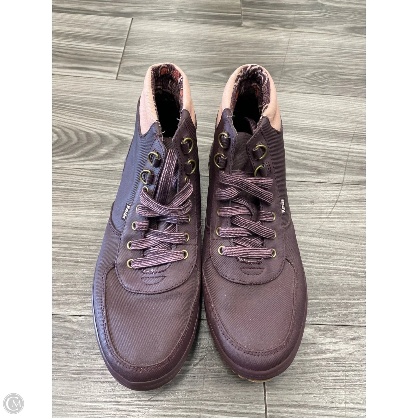 Boots Ankle Flats By Keds In Purple, Size: 10