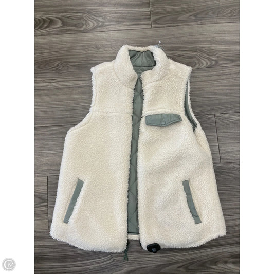 Vest Puffer & Quilted By Clothes Mentor In Cream, Size: S