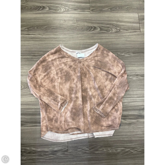 Top Long Sleeve By White Birch In Pink, Size: Xl